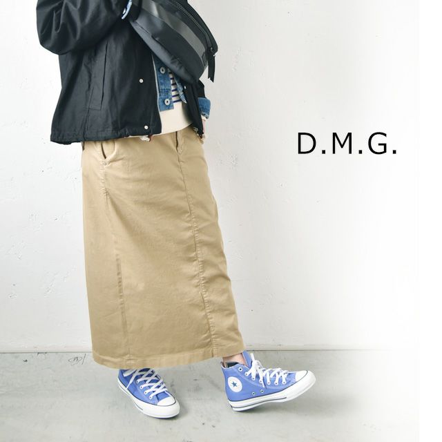 D.M.G. チノストレッチタイトスカート[[17-403T]][C] | ma28 ONLINE STORE