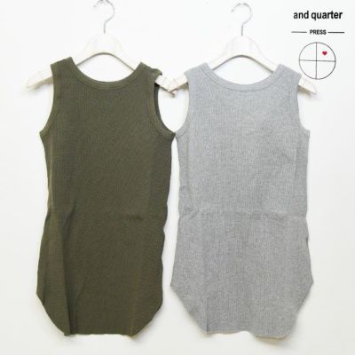 And Quarter サーマルタンクトップ Hug Hug And Quarter サーマルタンクトップ Hug Hug
