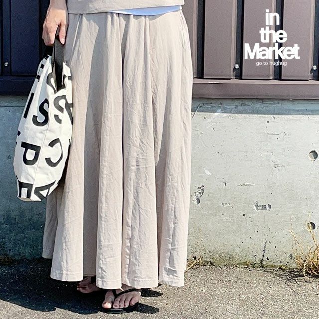 In The Market カットソーロングスカート Hug Hug