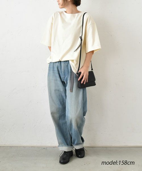 Ordinary fits｜ベルト付きデニムパンツ [[OLF-P037]][C]