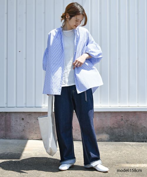 Ordinary fits｜ベルト付きデニムパンツ [[OLF-P037OW]][C]