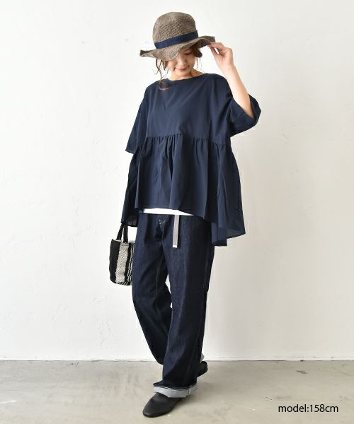 Ordinary fits｜ベルト付きデニムパンツ [[OLF-P037OW]][C]