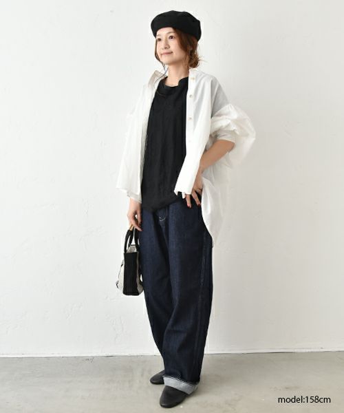 Ordinary fits｜ベルト付きデニムパンツ [[OLF-P037OW]][C]