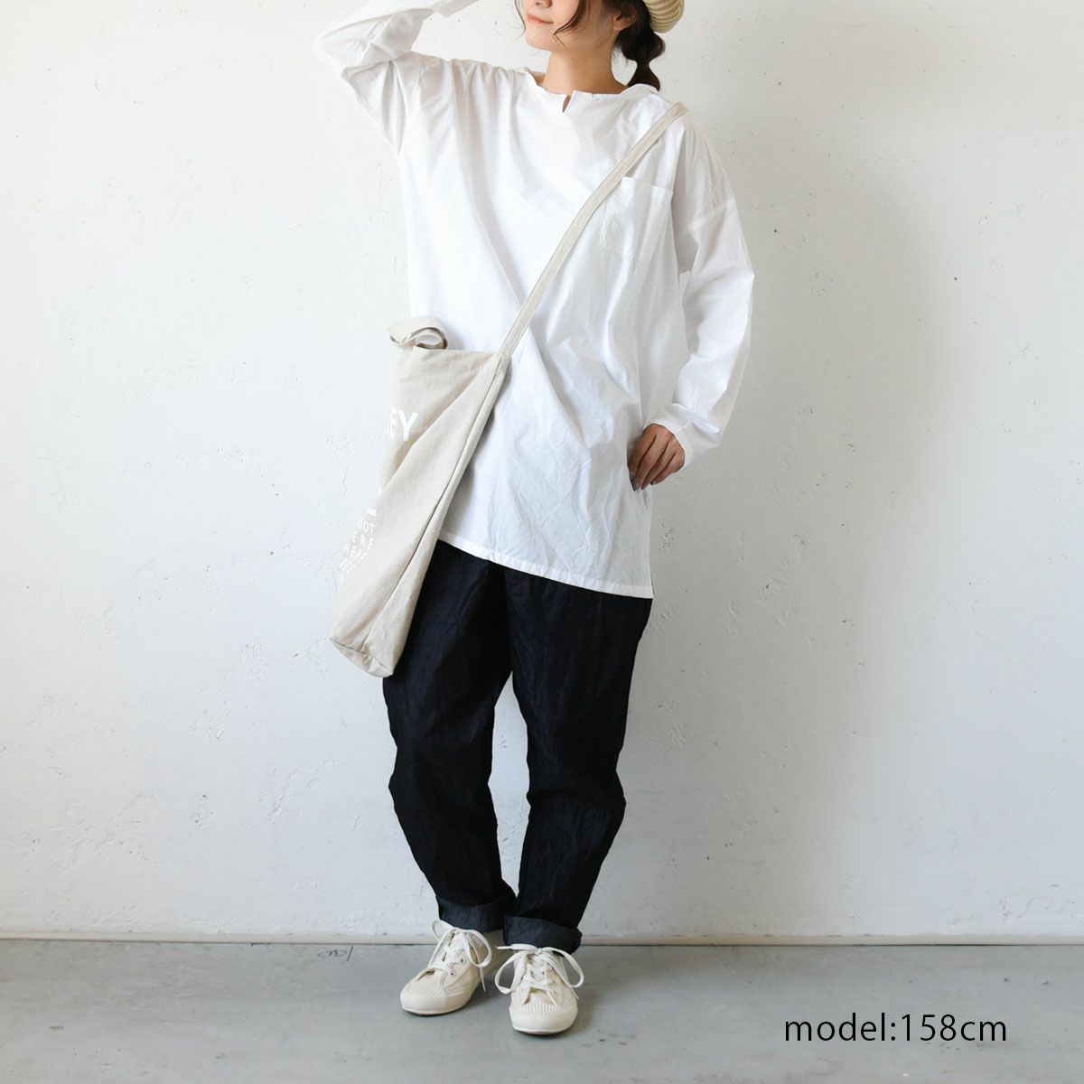 （ｇ）｜ライトデニムテーパードパンツ [[g_328]][C]