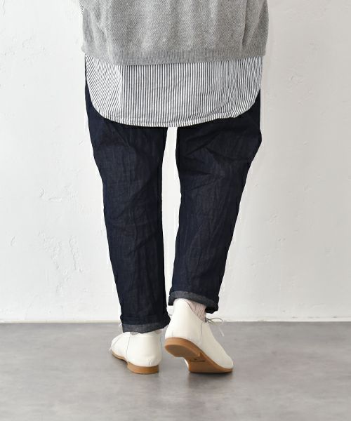 （ｇ）｜ライトデニムテーパードパンツ [[g_328]][C]