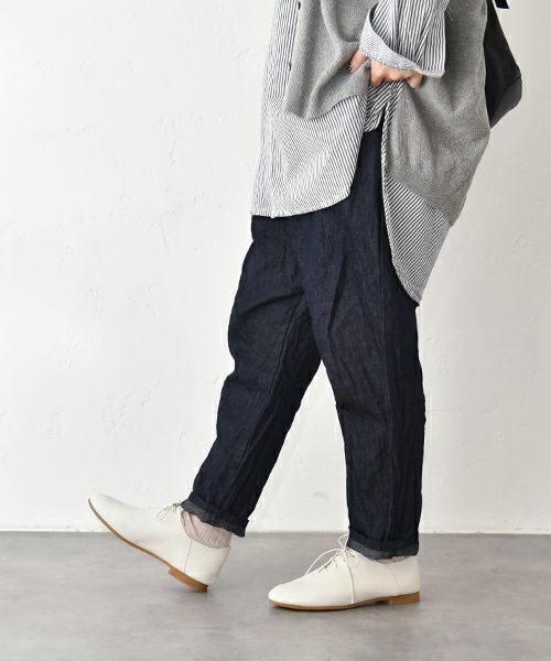 （ｇ）｜ライトデニムテーパードパンツ [[g_328]][C]