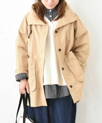 hagumu｜スタンドカラーマンパー [[125584]][C] | ma28 ONLINE STORE