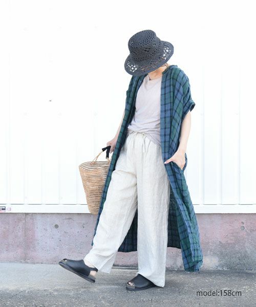 hagumu｜麻カットタンク [[C-672]][C]