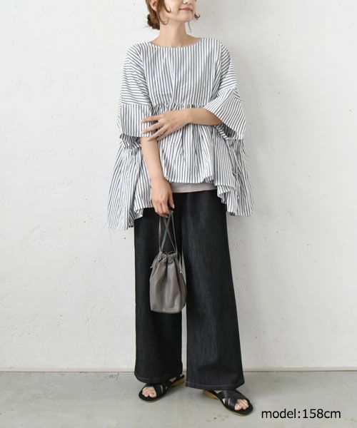 hagumu｜麻カットタンク [[C-672]][C]