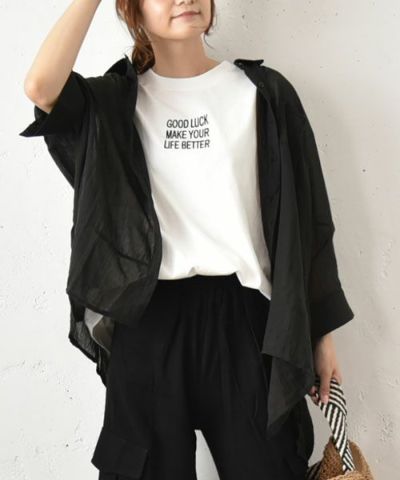 hagumu｜ボイルワイドシャツ [[125626]][C] | ma28 ONLINE STORE