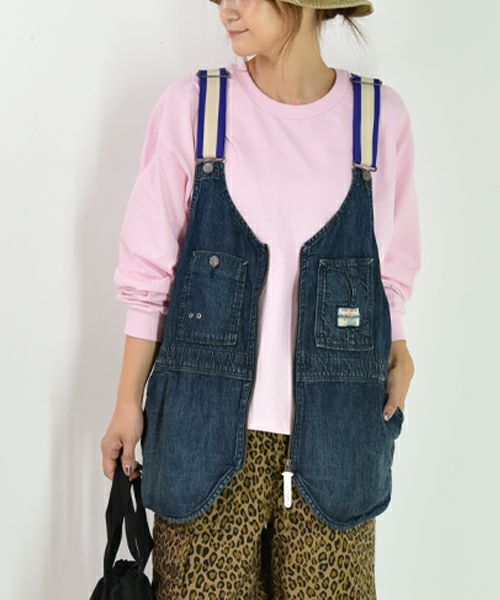 DENIM&DUNGAREE｜80OZデニムBIBベスト [[738207]][C] | ma28 ONLINE STORE