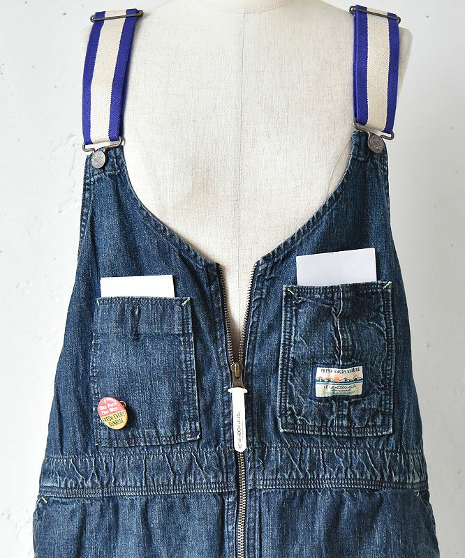 DENIM&DUNGAREE｜80OZデニムBIBベスト [[738207]][C] | ma28 ONLINE STORE