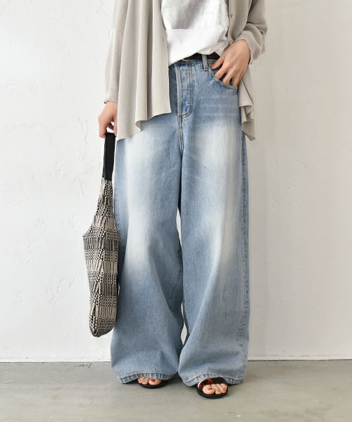 ichi｜ワイドデニムパンツ [[230430]][C]