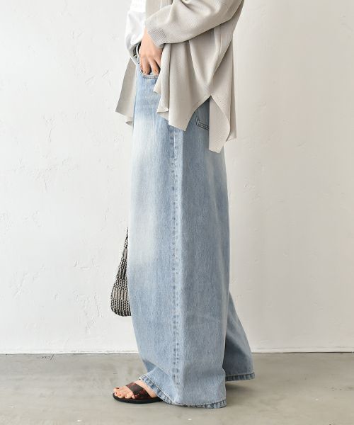 ichi｜ワイドデニムパンツ [[230430]][C]