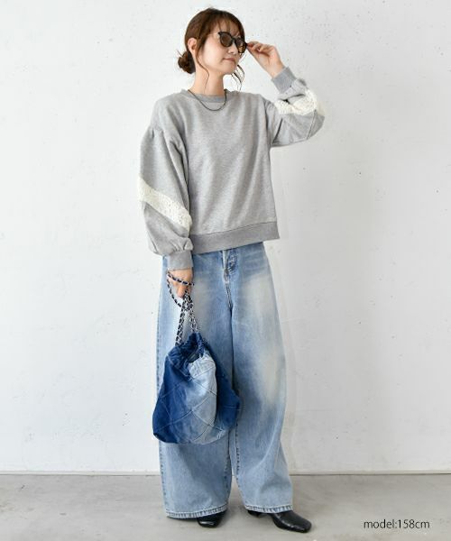 ichi｜ワイドデニムパンツ [[230430]][C]