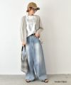 ichi｜ワイドデニムパンツ [[230430]][C]