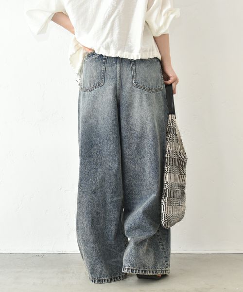 ichi｜ワイドデニムパンツ [[230430]][C]