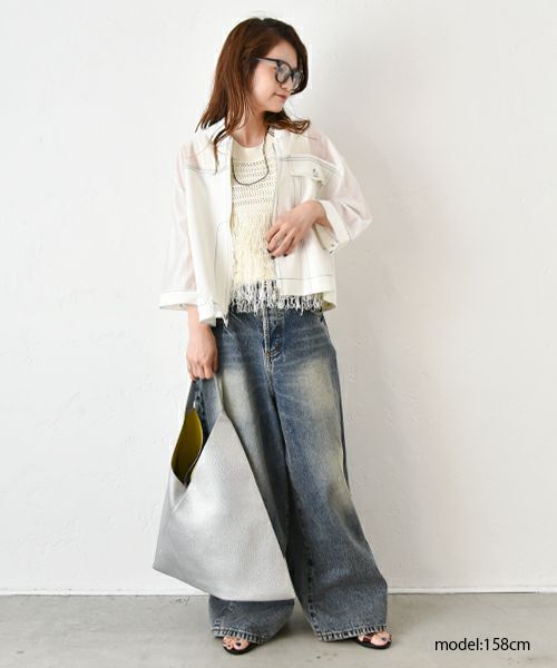 ichi｜ワイドデニムパンツ [[230430]][C]