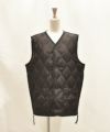 TAION｜MILITARY V NECK BUTTON DOWN VEST [[TAION-001BML-1]][D]