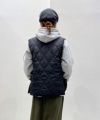 TAION｜MILITARY V NECK BUTTON DOWN VEST [[TAION-001BML-1]][D]