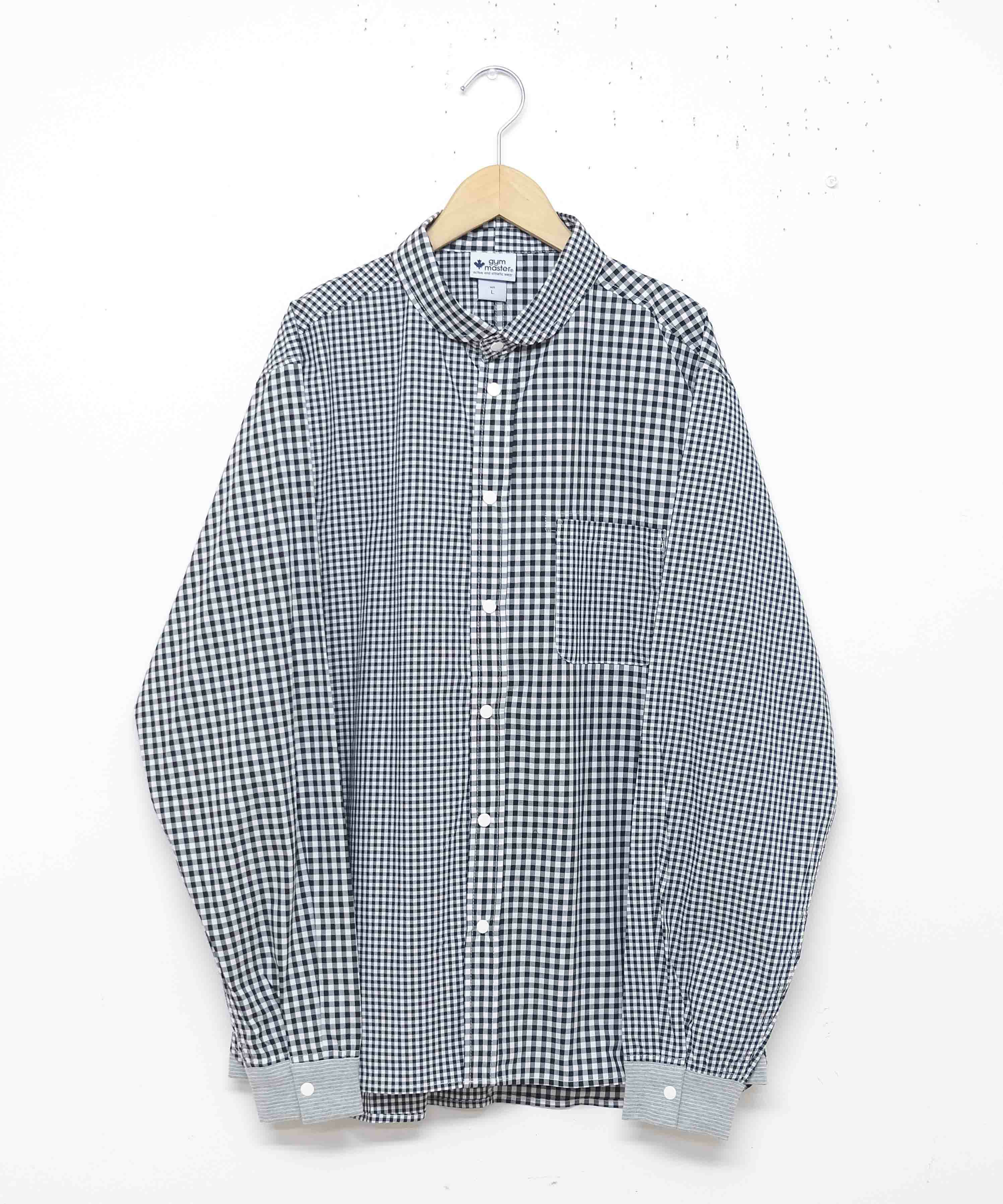  ジムマスター｜ショールカラー L/Sシャツ [[G233732]][D]