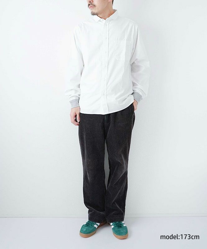  ジムマスター｜ショールカラー L/Sシャツ [[G233732]][D]