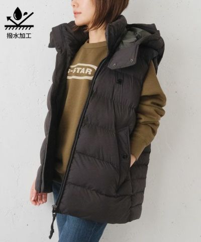 G-STAR RAW｜G-WHISTLER PADDED HOODED VEST [[D20101-D199-23AW]][F