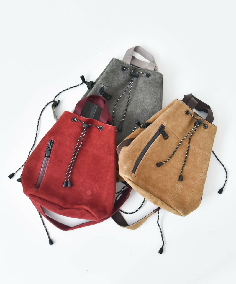 AS2OV　(アッソブ)｜防水スエード巾着バッグ[[091754]][D]