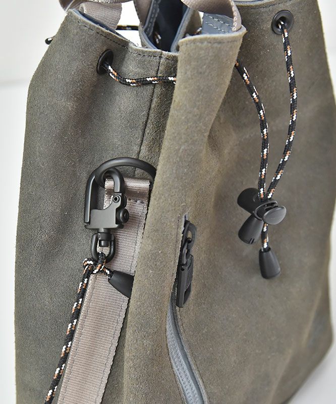 AS2OV　(アッソブ)｜防水スエード巾着バッグ[[091754]][D]