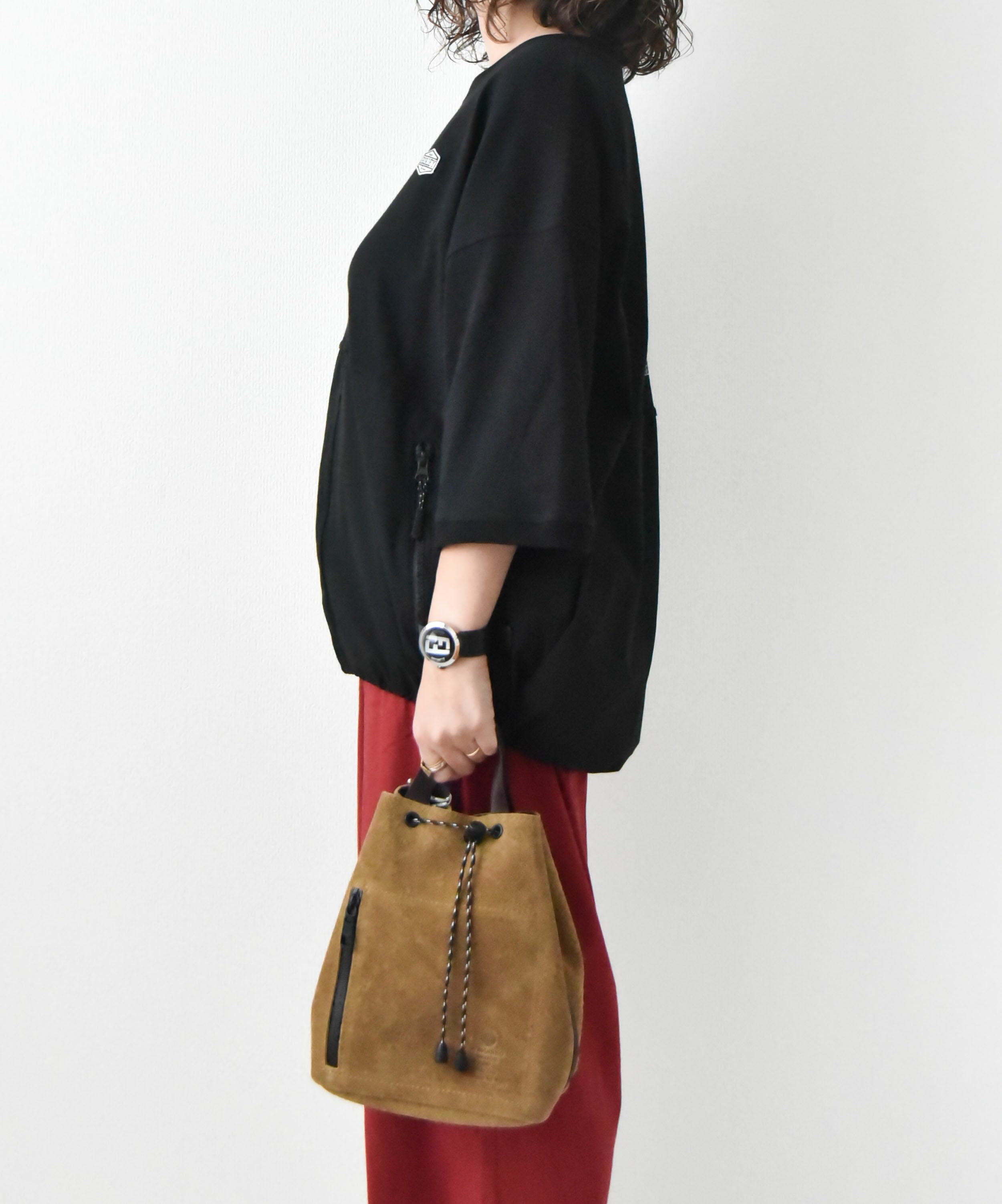 AS2OV　(アッソブ)｜防水スエード巾着バッグ[[091754]][D]