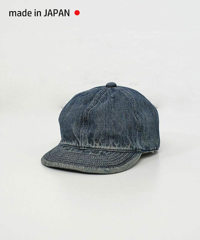 HIGHER｜SELVEDGE DENIM CAP [[HT18006-USED]][D]