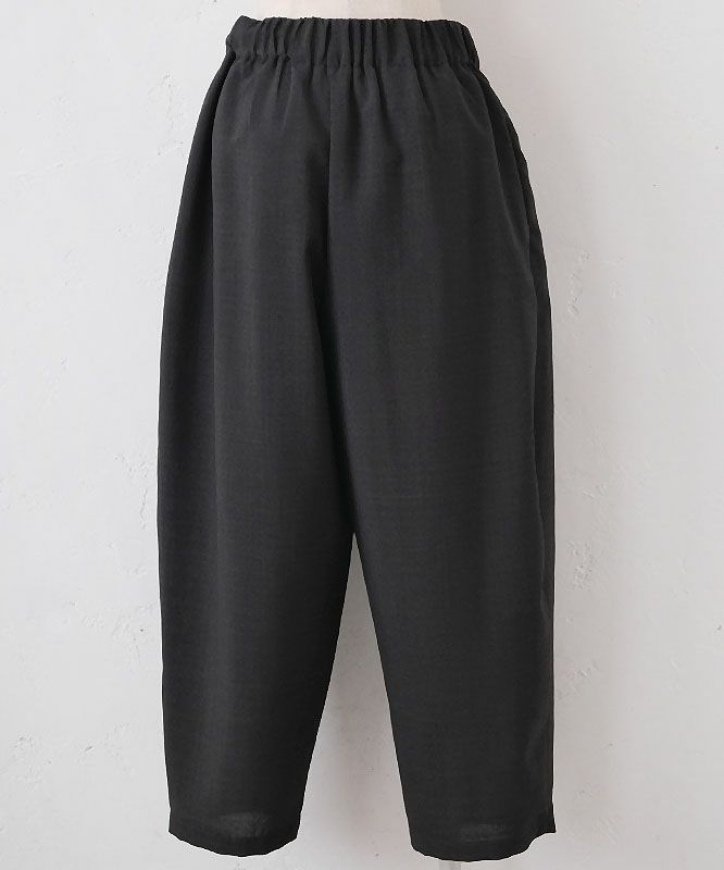 un cinq｜メランジワイドタック コクーンパンツ [[U24-02]]