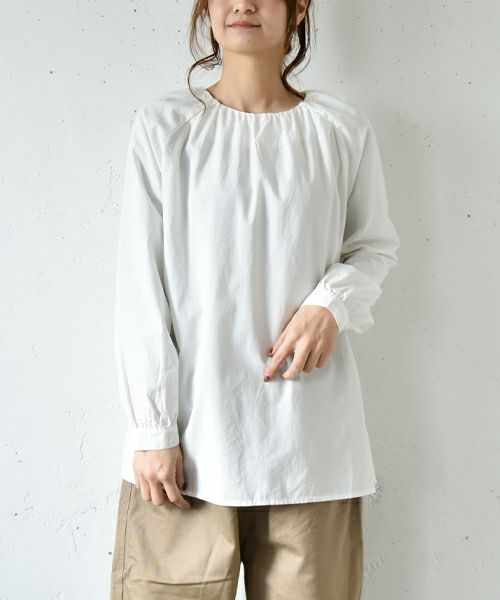 hagumu｜襟ギャザープルオーバー [[125664]][C]