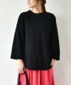 her.｜ロックステッチ入天竺T(9/10 Sleeve)-パック入り [[131228PK(9/10 Sleeve)]][C]