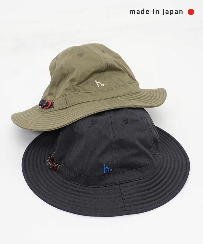 SAVE｜オリジナルｈ.刺繍つば広ハット [[S-03]][C]