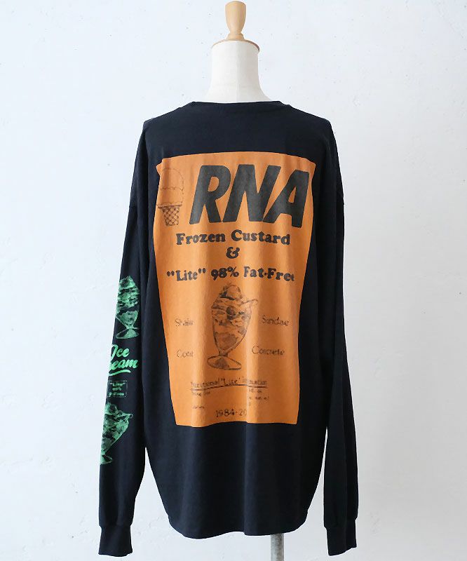 RNA｜ロゴオーバーロンTee [[M2208]][C] | ma28 ONLINE STORE