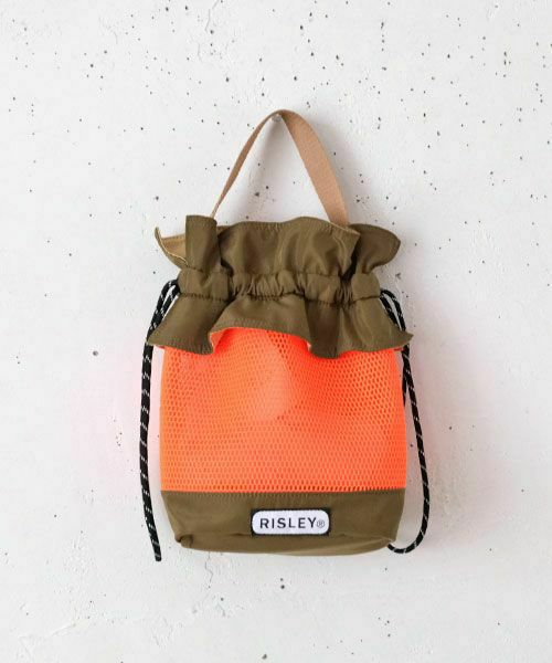 Risley｜OUTDOORコラボ メッシュフリルバッグ [[R2401-CMB21]][F