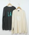 modem design｜Pigmented long sleeve Tee-LAND [[M-2310052]][D]