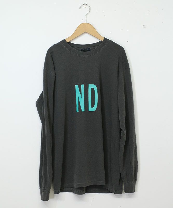 modem design｜Pigmented long sleeve Tee-LAND [[M-2310052]][D]