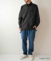 TAION｜NON DOWN MILITARY LONG SLEEVE SHIRTS [[TAION-109SHNDML-1]][D]