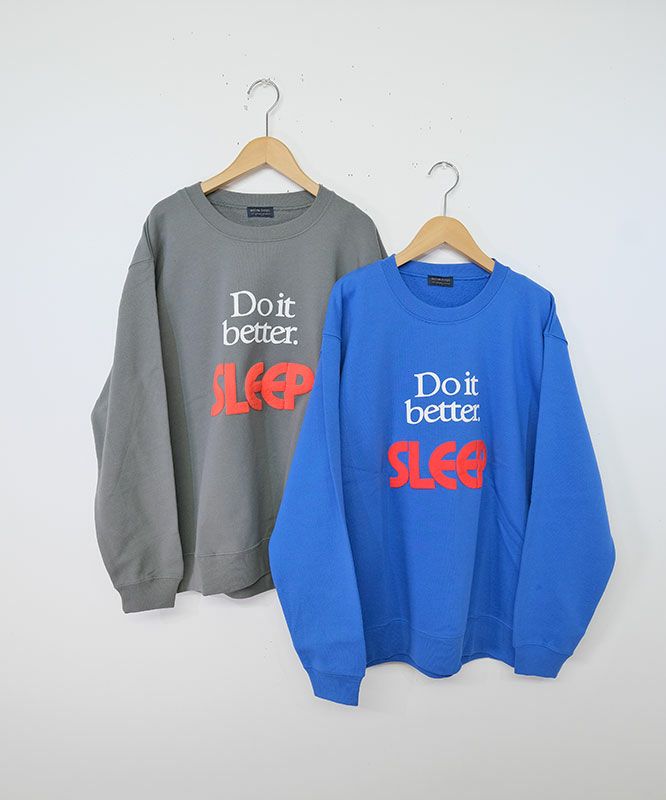 modem design｜Messege logo sweat-Don‘t better sleep [[M-2310055]][D]