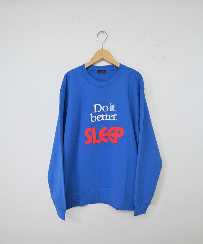 modem design｜Messege logo sweat-Don‘t better sleep [[M-2310055]][D]