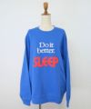 modem design｜Messege logo sweat-Don‘t better sleep [[M-2310055]][D]