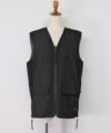 TAION｜NON DOWN MILITARY　REVERSIBLE VNECK VEST [[TAION-R001ZNDML-1]][D]