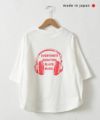 and quarter｜バックプリント5分袖Tシャツ [[131252F]][C]