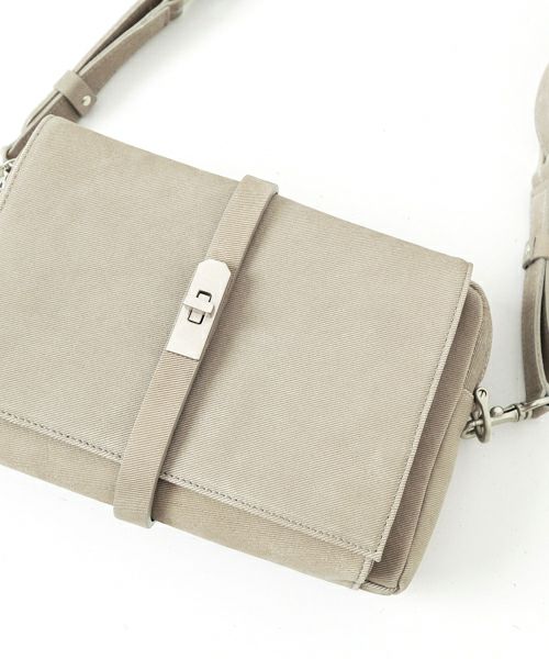 M.U.L  リネンバッグ  未使用 エムユーエル MUL バッグ ドロップ Drop 2way Mサイズ シボ型