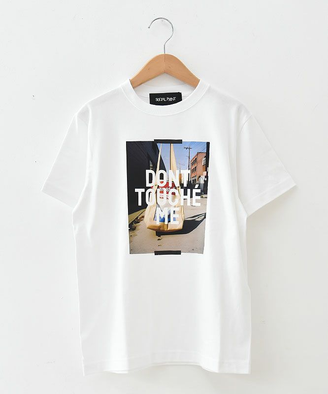  SOCIAL PRINT｜DONT TOUCHE T-shirt [[SO24-007]]