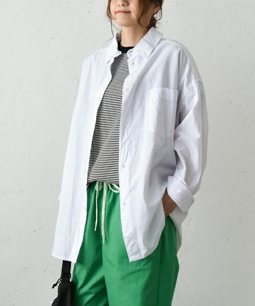 IN THE MARKET｜バックロゴプリントシャツ [[131249F]][C]