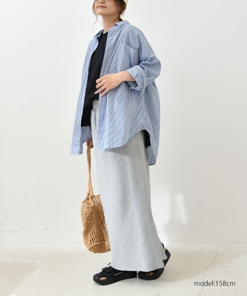IN THE MARKET｜バックロゴプリントシャツ [[131249F]][C]