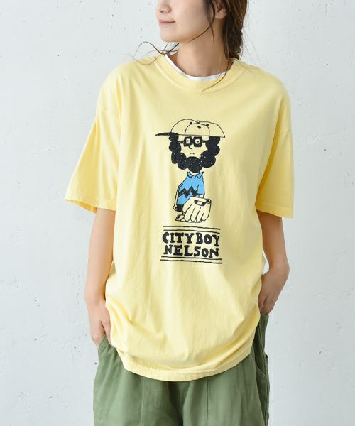 chi-bee｜ネールブラウン Tシャツ(ヒ゜ク゛メント) [[112]][C]